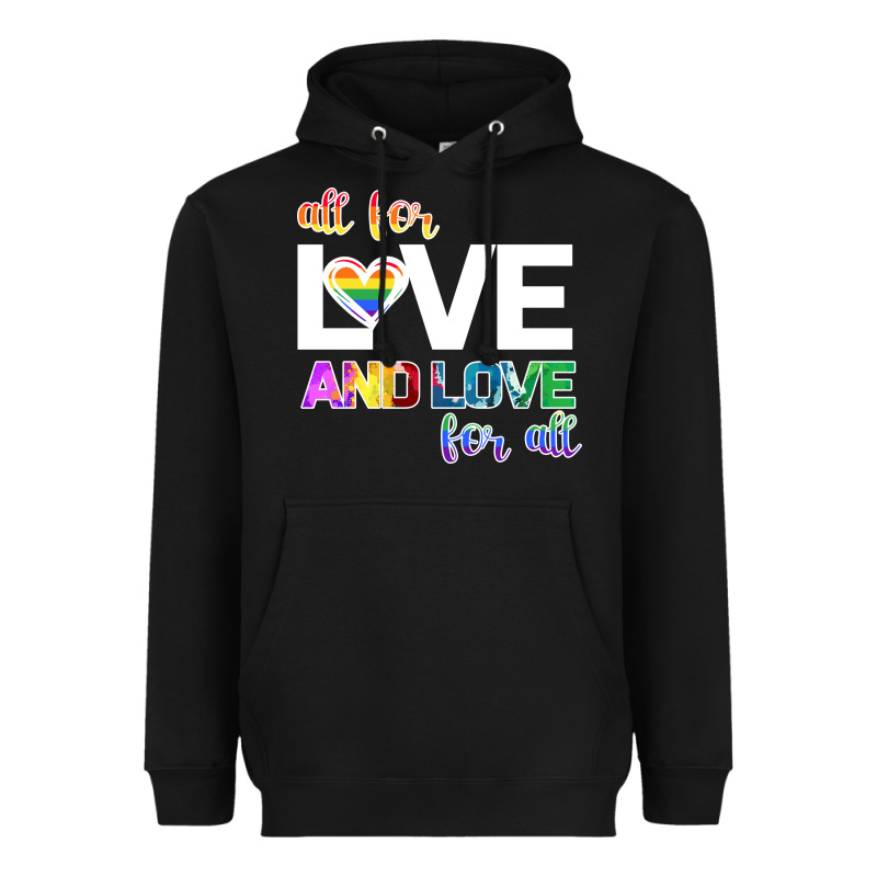 All For Love And Love For All Heavyweight Hoodie by Bettercallsaul | Teevron
