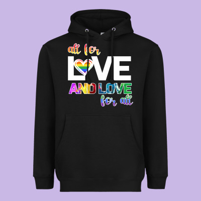 All For Love And Love For All Heavyweight Hoodie Designed By Bettercallsaul