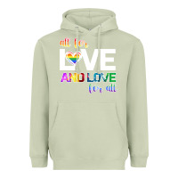 Matcha All For Love And Love For All Heavyweight Hoodie - Bettercallsaul
