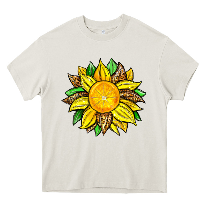 Lemon Sunflower Heavy Core Tee by Zillion Design Studio | Teevron