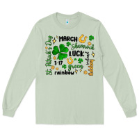 Matcha st. patricks day doodle Long Sleeve Tee - MaliasSmallBusiness