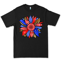 Black America sunflower Premium Tee - Neo Western