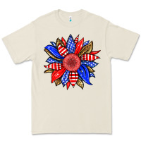 Bone America sunflower Premium Tee - Neo Western