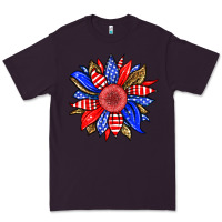Plum America sunflower Premium Tee - Neo Western