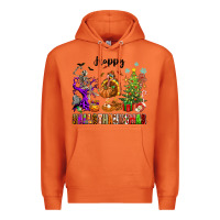 Carrot Happy Hallothanksmas Premium Hoodie - texasbilliewilder
