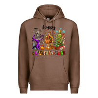 Chestnut Happy Hallothanksmas Premium Hoodie - texasbilliewilder