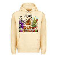 Pina Colada Happy Hallothanksmas Premium Hoodie - texasbilliewilder