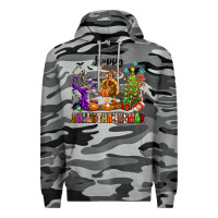 Slate Camo Happy Hallothanksmas Premium Hoodie - texasbilliewilder