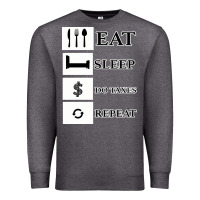 Charcoal Heather Tax Day Eat Sleep Do Taxes Repeat Gift Premium Sweatshirt - Bettercallsaul
