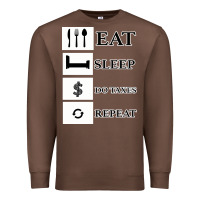 Chestnut Tax Day Eat Sleep Do Taxes Repeat Gift Premium Sweatshirt - Bettercallsaul