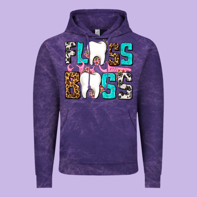 Floss Boss Vintage Hoodie Designed By Adodesignshop