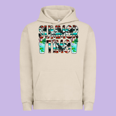 Summer Time Cowhide Serape Urban Hoodie Designed By Cowcowdesign