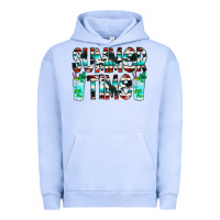 Pigment Grape Ice Summer Time Cowhide Serape Urban Hoodie - CowCowDesign