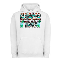 Pigment Lunar Rock Summer Time Cowhide Serape Urban Hoodie - CowCowDesign