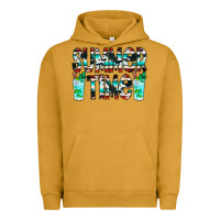 Pigment Peanut Butter Summer Time Cowhide Serape Urban Hoodie - CowCowDesign