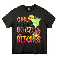 Asphalt girls weekend booze and bitches Heavy Core Tee - Zillion Design Studio