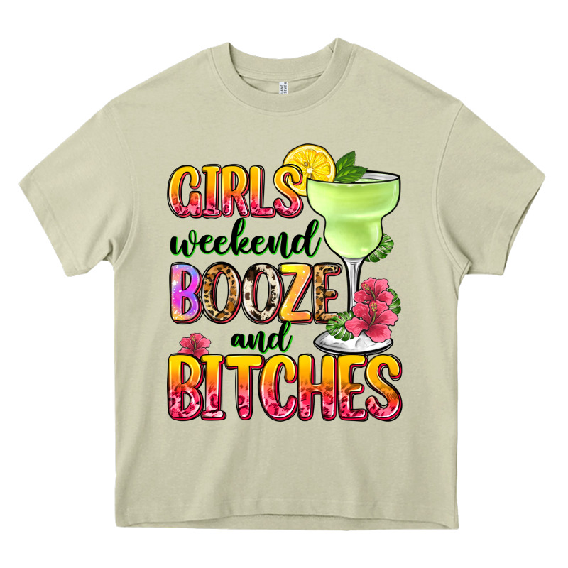 Girls Weekend Booze And Bitches Heavy Core Tee by Zillion Design Studio | Teevron