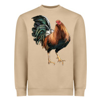 American Game Rooster Heavyweight Sweatshirt | Teevron