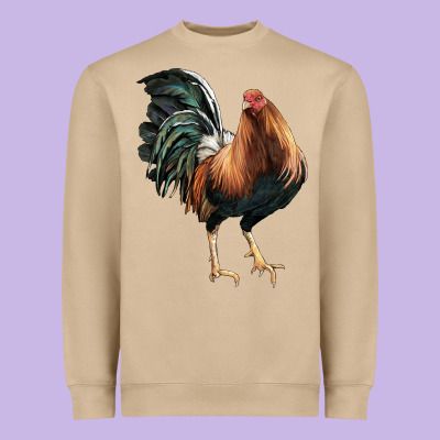 American Game Rooster Heavyweight Sweatshirt Designed By Lillyallendesigns