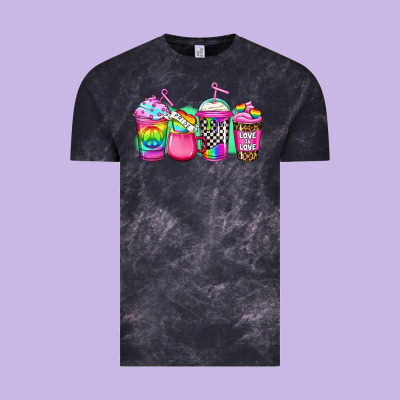 Lgbtq Coffee Vintage Tee Designed By Jasminsmagicworld