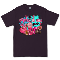 Plum in october we wear pink american football Premium Tee - AdoDesignShop