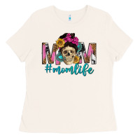 Bone mom life with skull Ladies Tee - texasbilliewilder