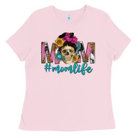 Mom Life With Skull Ladies Tee | Teevron