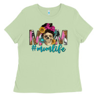 Matcha mom life with skull Ladies Tee - texasbilliewilder
