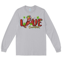 Moon Dust mardi gras love crawfish Long Sleeve Tee - MaliasSmallBusiness