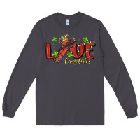 Smoke mardi gras love crawfish Long Sleeve Tee - MaliasSmallBusiness
