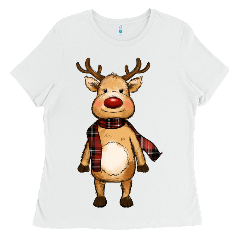 Cute Reindeer Ladies Tee by RanaPortraitStore | Teevron