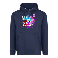 Navy Be a Flamingo in a Flock of Pigeons Heavyweight Hoodie - Bettercallsaul