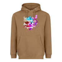Toasted Coconut Be a Flamingo in a Flock of Pigeons Heavyweight Hoodie - Bettercallsaul