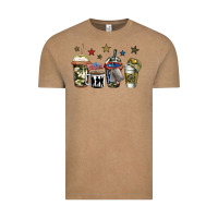 Vintage Coffee army coffee Vintage Tee - Jasminsmagicworld