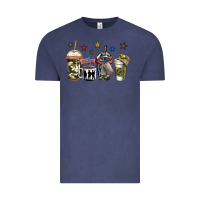 Vintage Denim army coffee Vintage Tee - Jasminsmagicworld