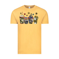 Vintage Mustard army coffee Vintage Tee - Jasminsmagicworld