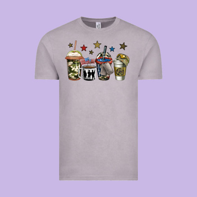 Army Coffee Vintage Tee Designed By Jasminsmagicworld