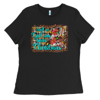 Black just a girl who loves christmas Ladies Tee - JahusDesignShop