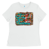 White just a girl who loves christmas Ladies Tee - JahusDesignShop