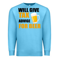 Ocean Blue Tax Day Will Give Advice For Beer Gift Premium Sweatshirt - Bettercallsaul
