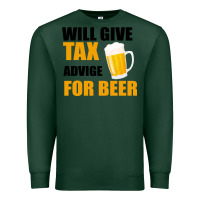 Sports Green Tax Day Will Give Advice For Beer Gift Premium Sweatshirt - Bettercallsaul