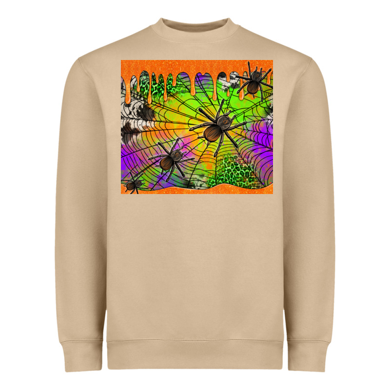Spiders Halloween Tumbler Heavyweight Sweatshirt by Jasminsmagicworld | Teevron