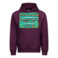 Mauve Wine summer time glitter pineable Urban Hoodie - CowCowDesign