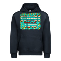 Navy summer time glitter pineable Urban Hoodie - CowCowDesign
