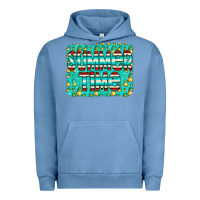 Pigment Pebble Blue summer time glitter pineable Urban Hoodie - CowCowDesign