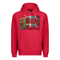 Cardinal Howdy howdy howdy Christmas Premium Hoodie - NancyCooperArtShop
