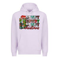 Lilac Howdy howdy howdy Christmas Premium Hoodie - NancyCooperArtShop