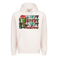 Pale Pink Howdy howdy howdy Christmas Premium Hoodie - NancyCooperArtShop