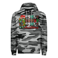 Slate Camo Howdy howdy howdy Christmas Premium Hoodie - NancyCooperArtShop