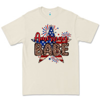 Bone American babe Premium Tee - Neo Western